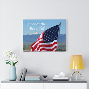 'Star-Spangled Inspirations' Canvas Photo Wrap [America the Beautiful]