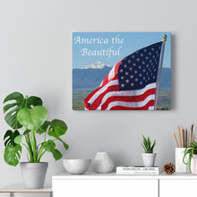 Load image into Gallery viewer, &#39;Star-Spangled Inspirations&#39; Canvas Photo Wrap [America the Beautiful]
