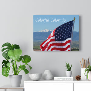 'Star-Spangled Inspirations' Canvas Photo Wrap [ Colorful Colorado]