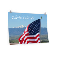 Load image into Gallery viewer, &#39;Star-Spangled Inspirations&#39; Premium Matte Horizontal Poster [ Colorful Colorado ]
