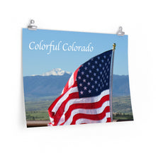 Load image into Gallery viewer, &#39;Star-Spangled Inspirations&#39; Premium Matte Horizontal Poster [ Colorful Colorado ]