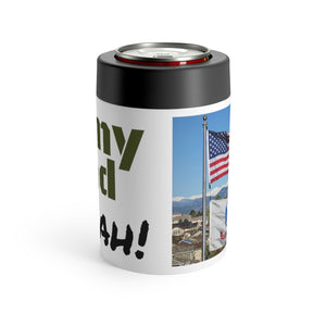 12oz Hooah! Can Holder for Army Dad