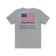 Load image into Gallery viewer, Flag Steward Tee v2 - Unisex Jersey Short Sleeve Tee