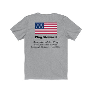 Flag Steward Tee v2 - Unisex Jersey Short Sleeve Tee