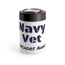 Load image into Gallery viewer, Navy Vet - 12oz Anchors Away! Can Holder