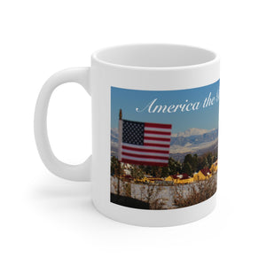 'All-American MOM shines with America the Beautiful' Ceramic Mug 11oz