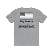Load image into Gallery viewer, Flag Steward Tee v3 - Unisex Jersey Short Sleeve Tee