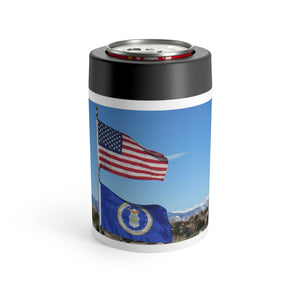 12oz "Aim High ... Fly-Fight-Win" Can Holder for Air Force Dad