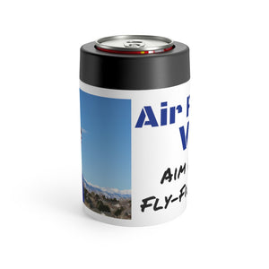 Air Force Vet - 12oz "Aim High ... Fly-Fight-Win" Can Holder
